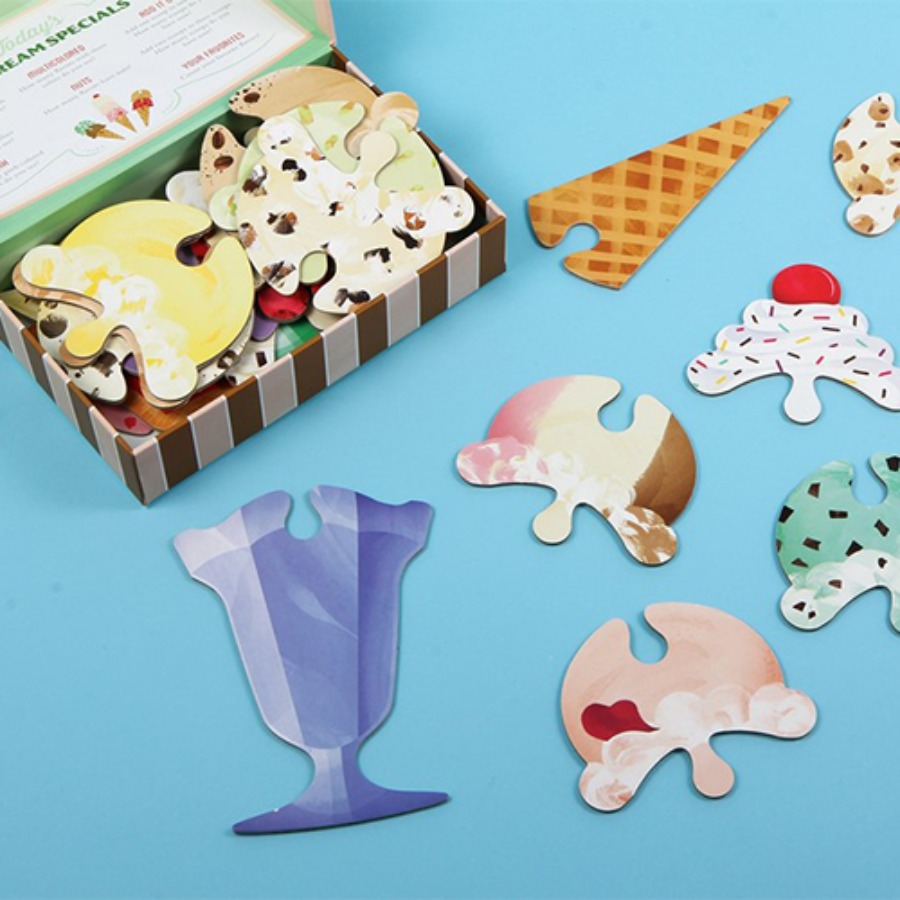 캐리마켓 -  [페니앤코코] 아이스크림 스쿱 퍼즐 (32pcs)