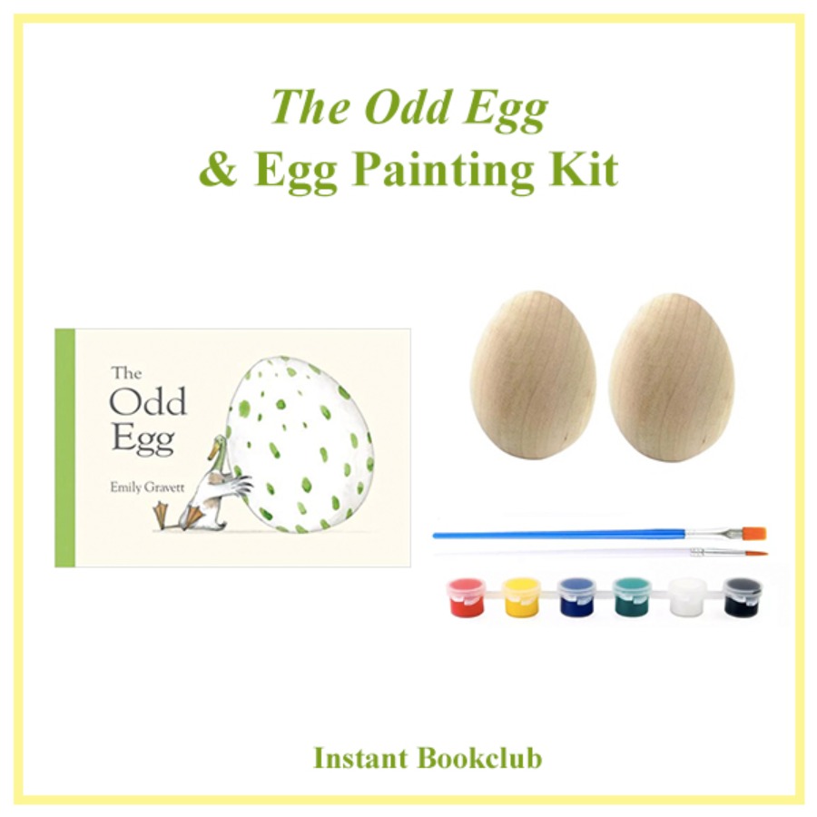 캐리마켓 -  [Instant Writing] The Odd Egg (Book + Egg Painting Kit), 인스턴트 북클럽