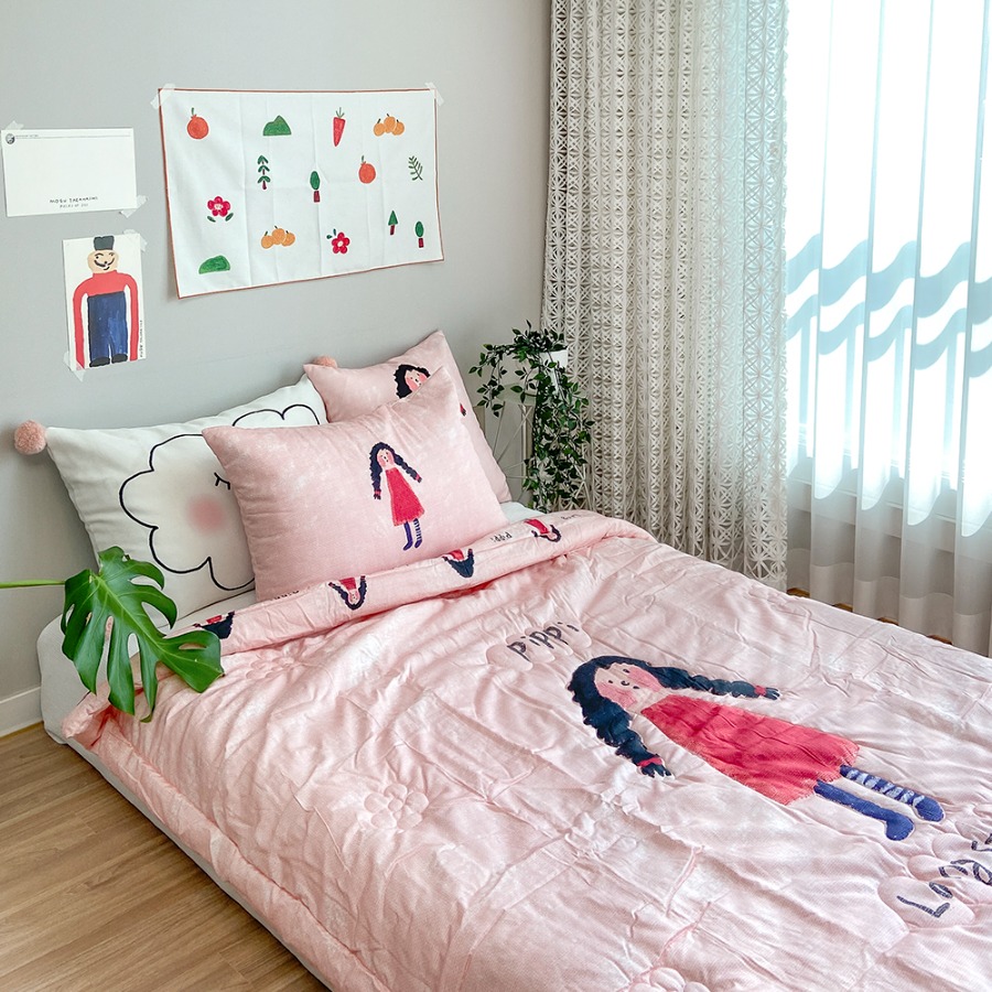 캐리마켓 -  [드로잉에이미] Pippi Long Stocking four seasons bed comforter set