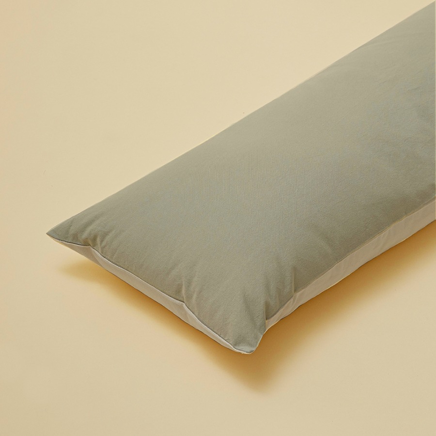 캐리마켓 -  [드로잉엣홈] with long cushion : soft khaki , 롱베개형