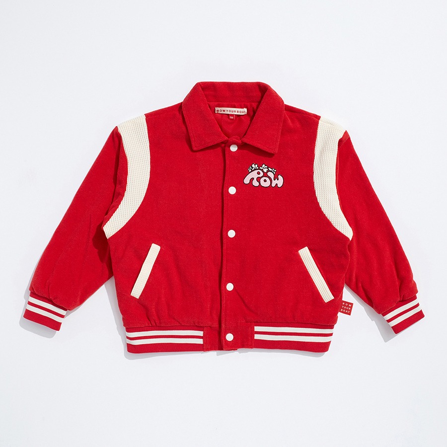 캐리마켓 -  [로유어보트] Row terry jacket red