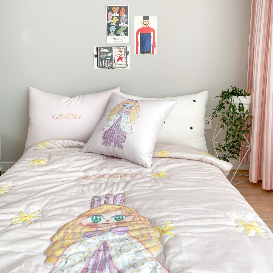캐리마켓 -  [드로잉에이미] Chuchu four seasons bed comforter set