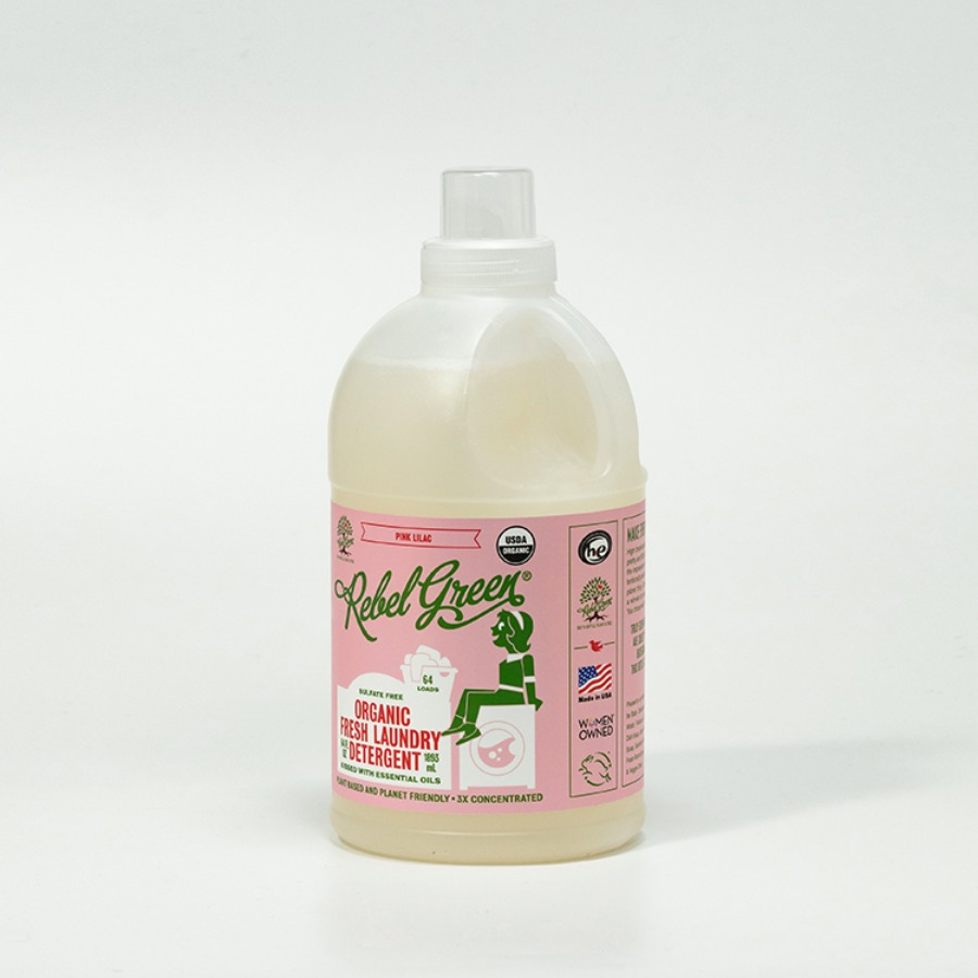 캐리마켓 -  [레벨그린] 유기농 세탁세제(핑크라일락) 1.89L (유통기한 23년 11월)