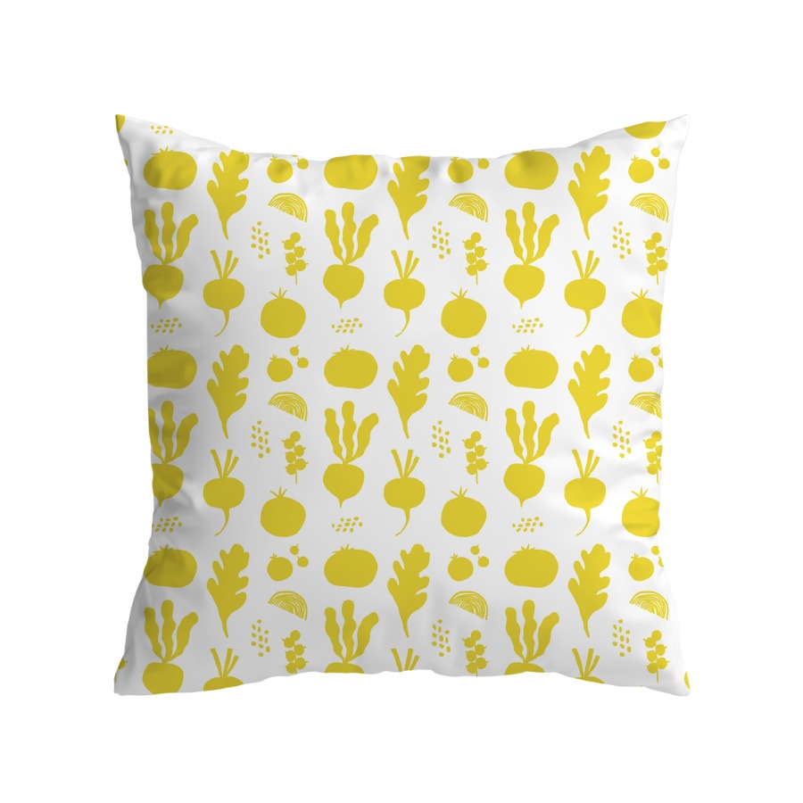 캐리마켓 -  [드로잉에이미] Vegetable yellow cushion