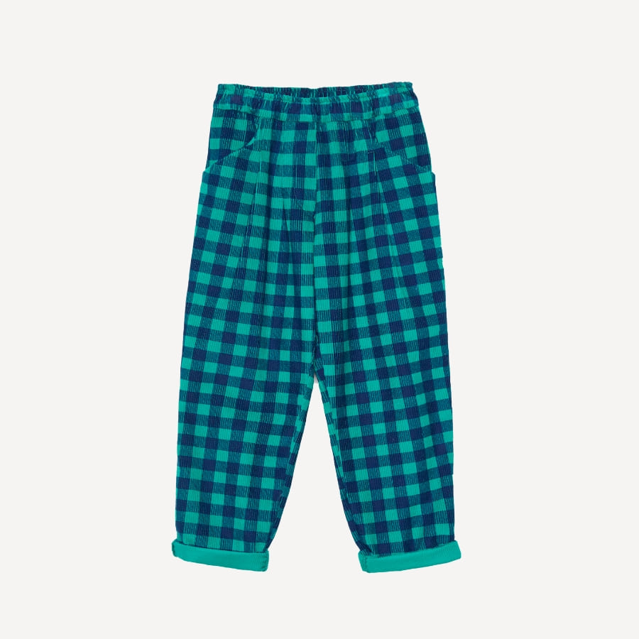 캐리마켓 -  [위켄드하우스키즈] Check corduroy pants_(green)