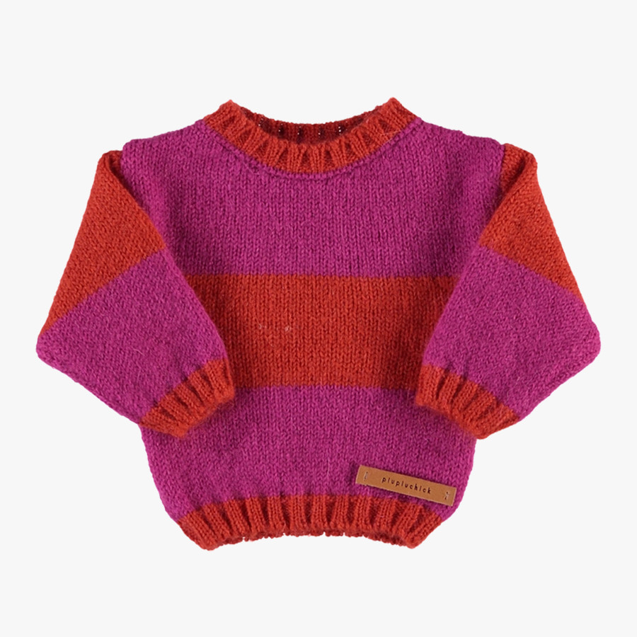 캐리마켓 -  [피우피우칙] Knitted Sweater with Stripe [L]_(ma)