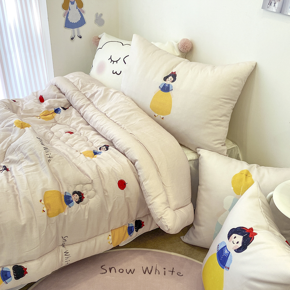 캐리마켓 -  [드로잉에이미] Snow white bed comforter set