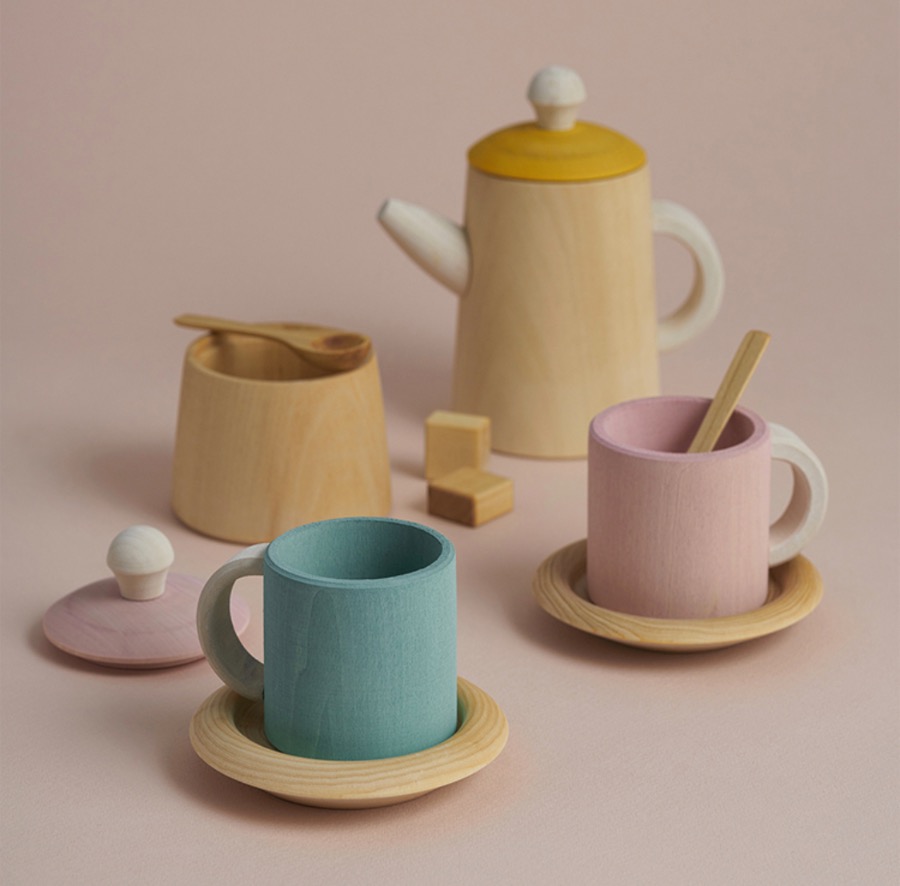 캐리마켓 -  [라두가그레이즈] Tea set mustard and pink