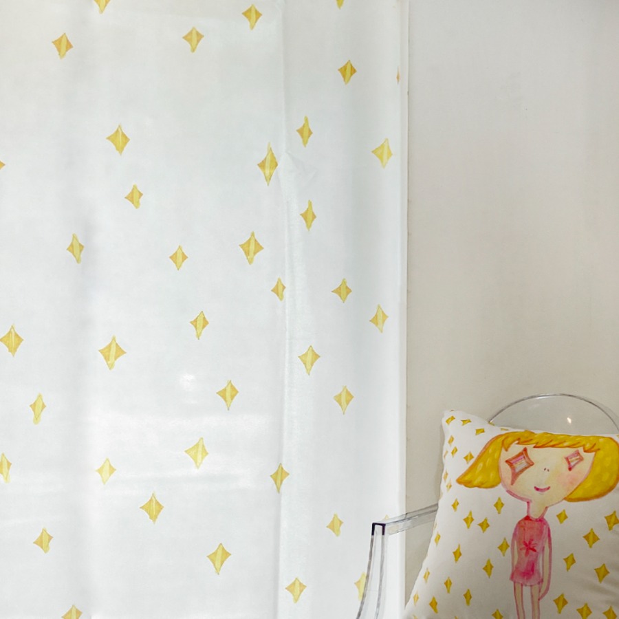 캐리마켓 -  [a.o.b] My twinkle house pattern curtain