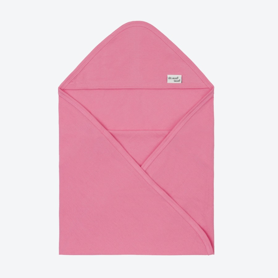 캐리마켓 -  자라다 자라난다 속싸개 겸 목욕수건 : 분홍색