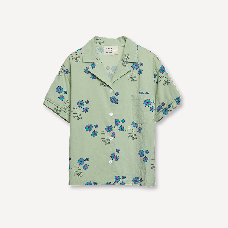 캐리마켓 -  [원더앤원더] Boxy Shirt mint beach