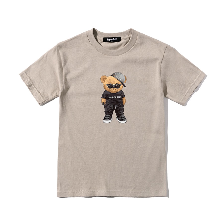캐리마켓 -  [슈퍼핀] BEAR B 크루넥 반팔 티셔츠