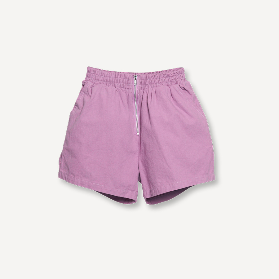 캐리마켓 -  [원더앤원더] Cinch Waist Shorts purple yam