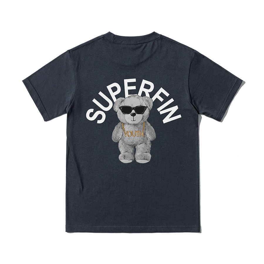 캐리마켓 -  [슈퍼핀] HIP BEAR YOUTH 크루넥 반팔 티셔츠