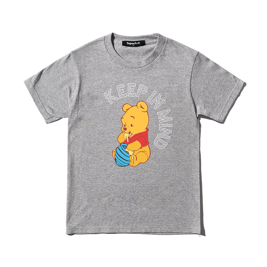 캐리마켓 -  [슈퍼핀] Winnie the Bear 크루넥 반팔 티셔츠