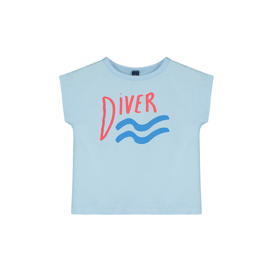 캐리마켓 -  [본못] T-shirt Diver Light blue