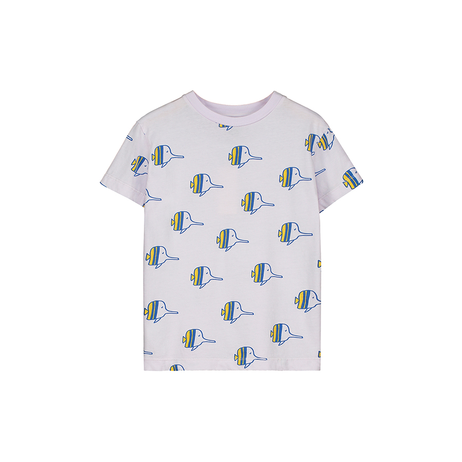 캐리마켓 -  [본못] T-shirt all over fishes Mallow