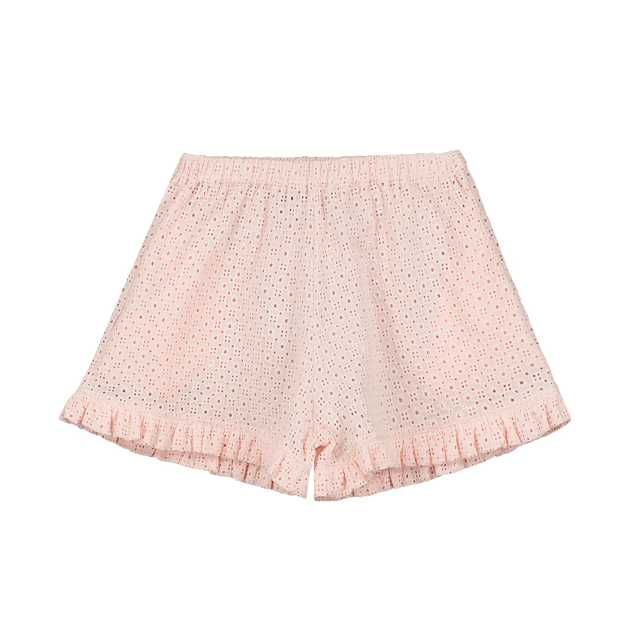 캐리마켓 -  [보러브스] Delicate Pink Embroidered Frill Shorts
