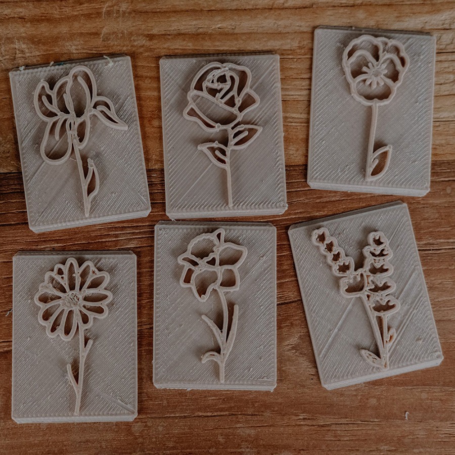 캐리마켓 -  [킨포크팬트리] Flower Eco Stamp Set