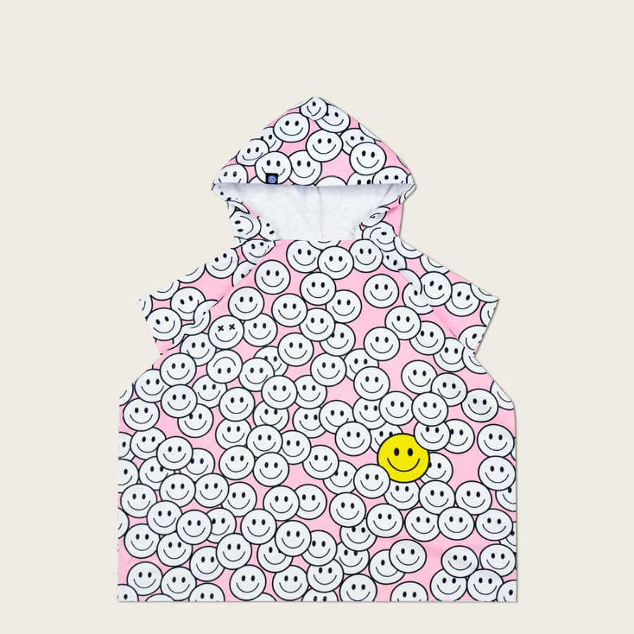 캐리마켓 -  [스윙앤슬라이드] 스윔 판초 스마일 키즈&amp;주니어 (핑크)