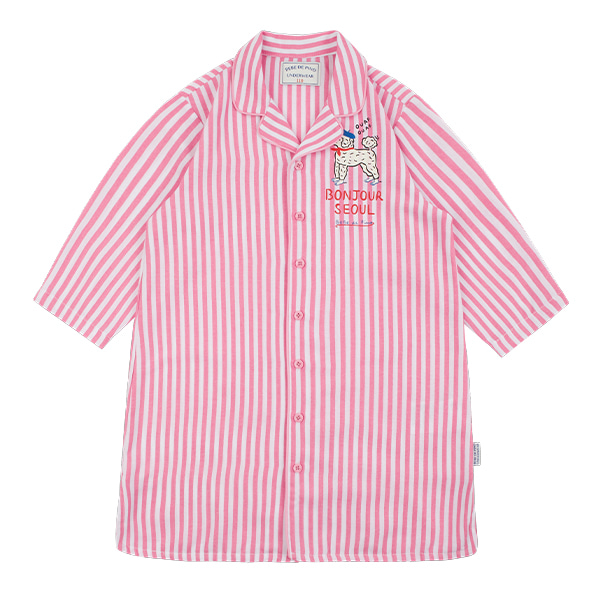 캐리마켓 -  [베베드피노 언더웨어] 핑크마우스잠옷원피스세트_BU32UJ461