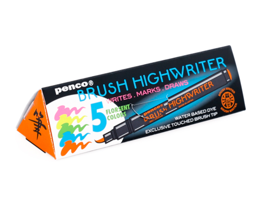 캐리마켓 -  [펜코] Highlighter Brush Pen Set