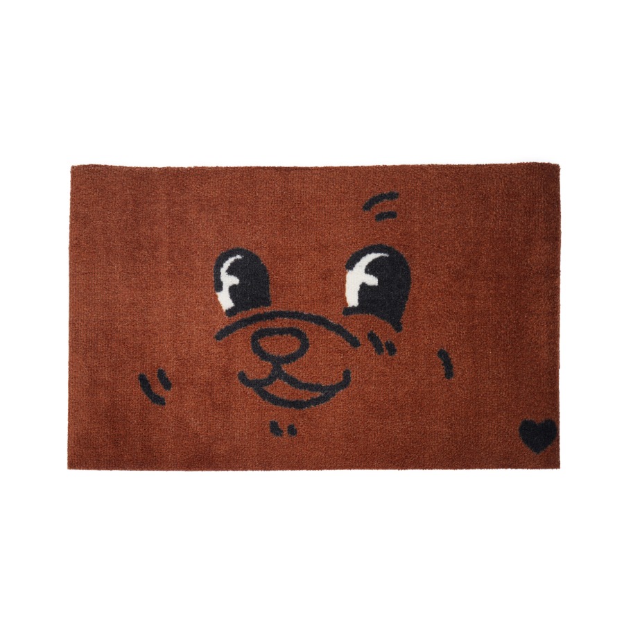캐리마켓 -  [Cool Smile Club] Dalgom Face Doormat (Brown)