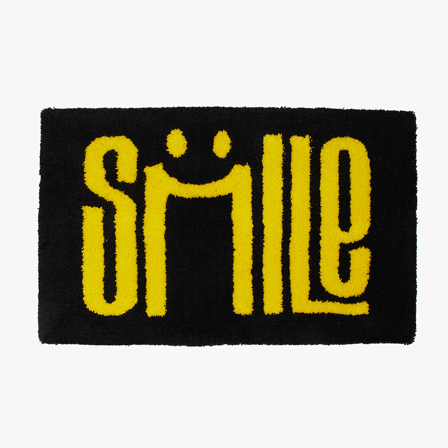 캐리마켓 -  [세컨랩] SMILE LOGO RUG MAT