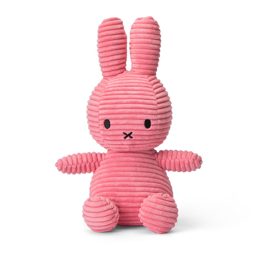 캐리마켓 -  [BON TON TOYS] Miffy Sitting Corduroy Bubblegum Pink - 23cm