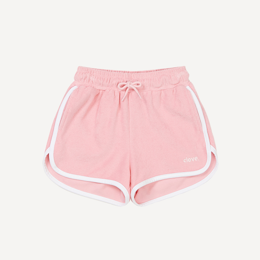 캐리마켓 -  💚인플루언서&#039;S PICK💚 [클로브] Terry Track Shorts Kids (Pink)