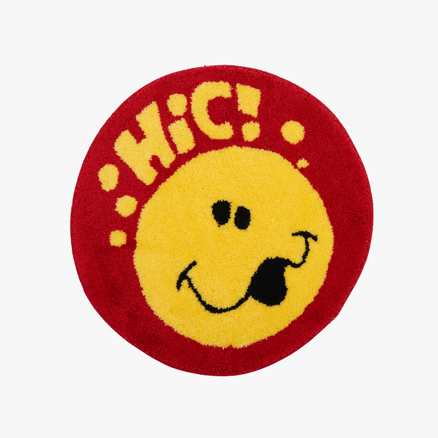 캐리마켓 -  [세컨랩] HIC SMILE RUG MAT RED