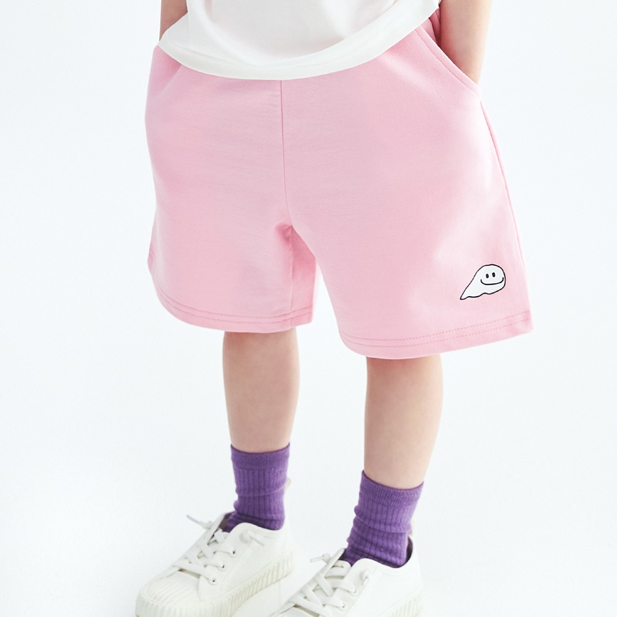 캐리마켓 -  [베베멜로우] 구움 에센셜 하프팬츠 핑크