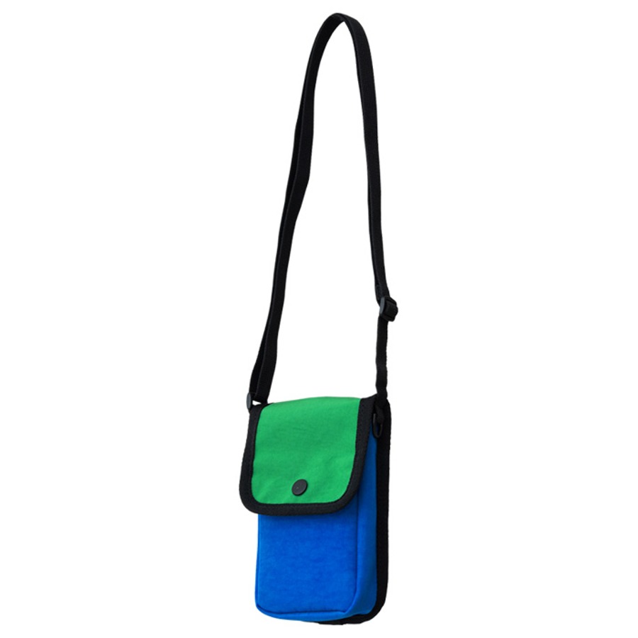 캐리마켓 -  [하우키즈풀] PHONE BAG (GREEN+BLUE)