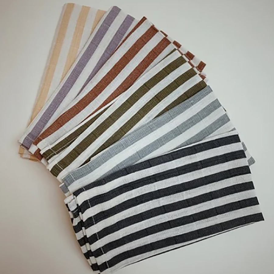 캐리마켓 -  [햅스노르딕] Muslin Wash Cloth Marine Stripe