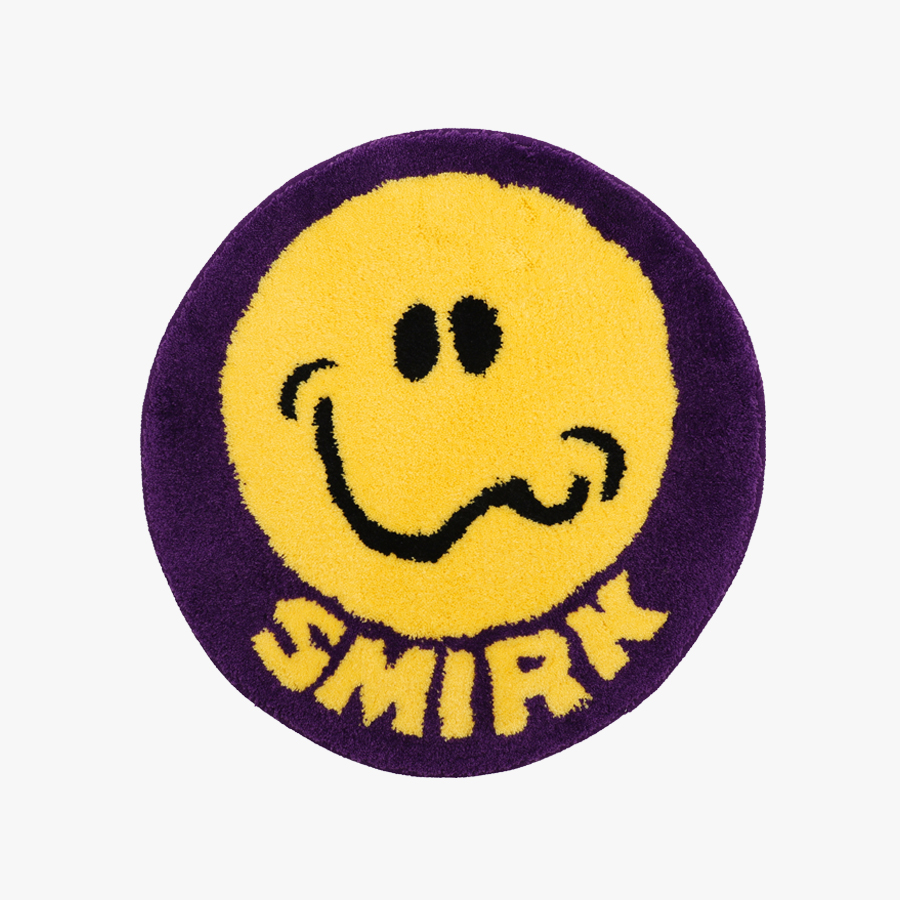 캐리마켓 -  [세컨랩] SMIRK SMILE RUG MAT PURPLE