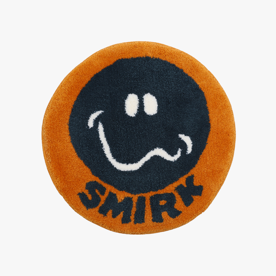캐리마켓 -  [세컨랩] SMIRK SMILE RUG MAT ORANGE