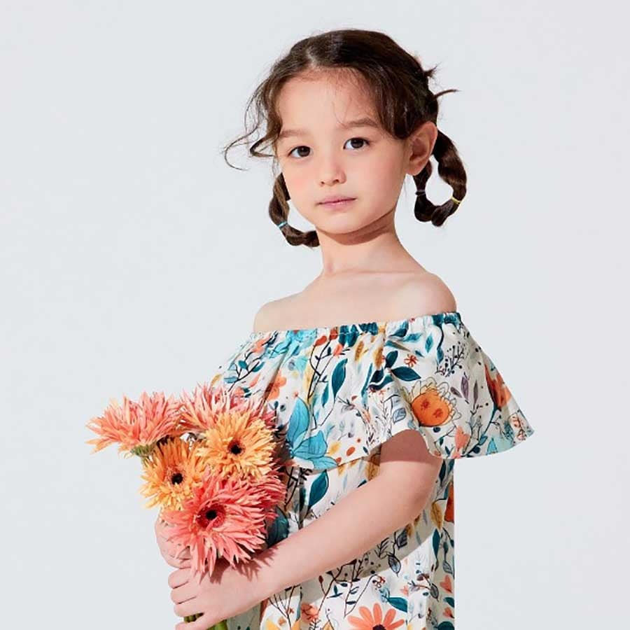 캐리마켓 -  [라라풀] Floral off shoulder dress