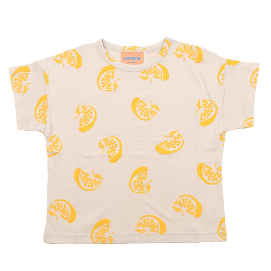 캐리마켓 -  [러브에뜨] Grayish lemon t-shirt