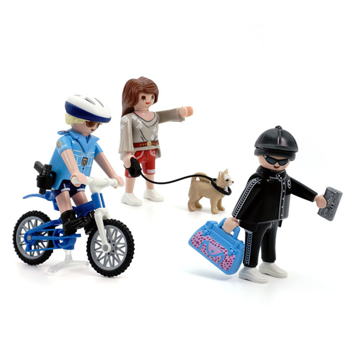 캐리마켓 -  [플레이모빌] 자전거 경찰과 소매치기(70573)