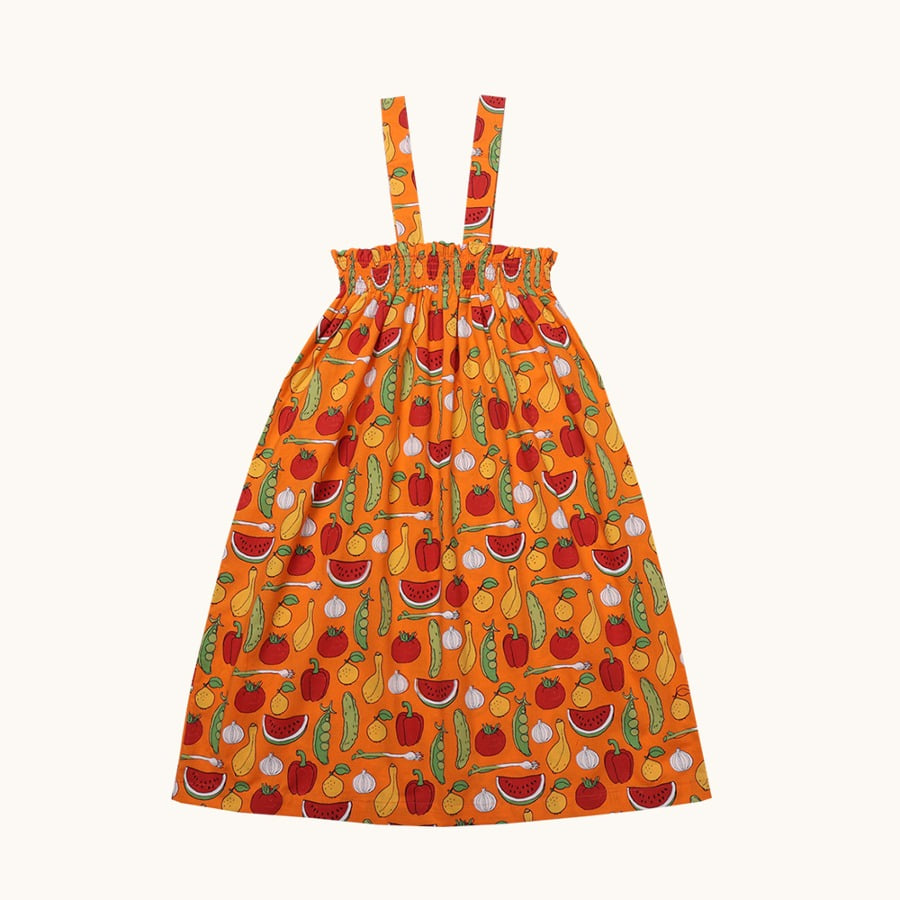 캐리마켓 -  [엔페이퍼] 오렌지 베지터블 드레스