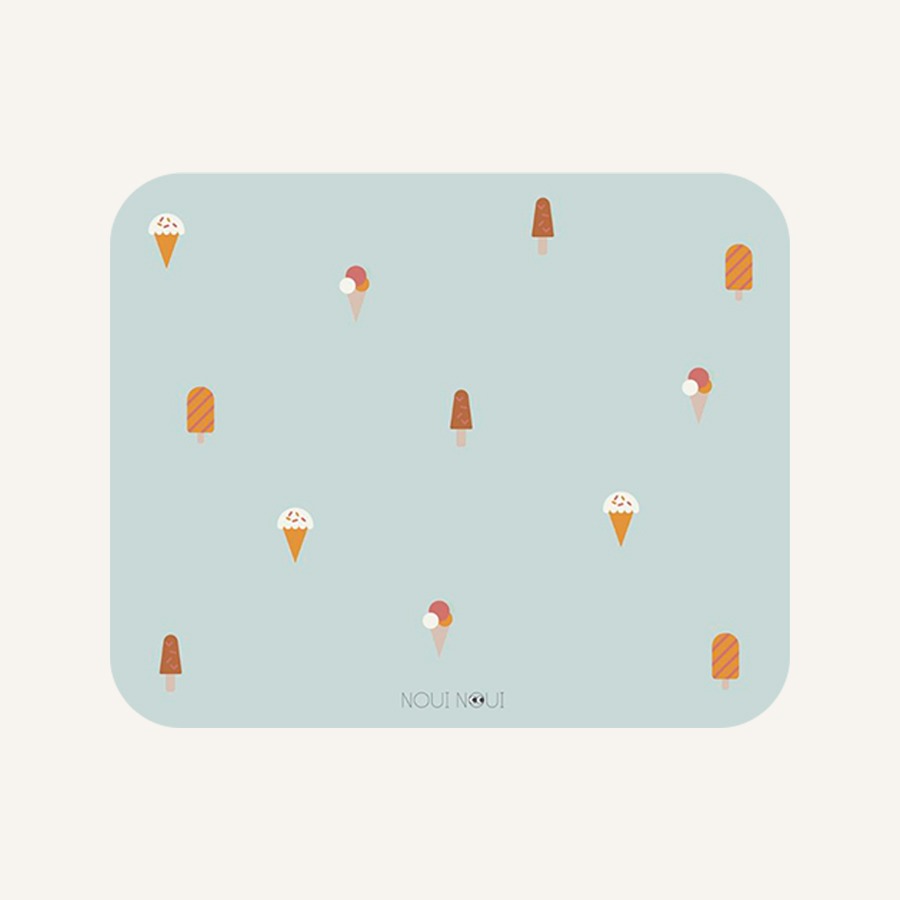 캐리마켓 -  [노이노이] XL 플레이스 매트 - 아이스크림 그레이 파우더