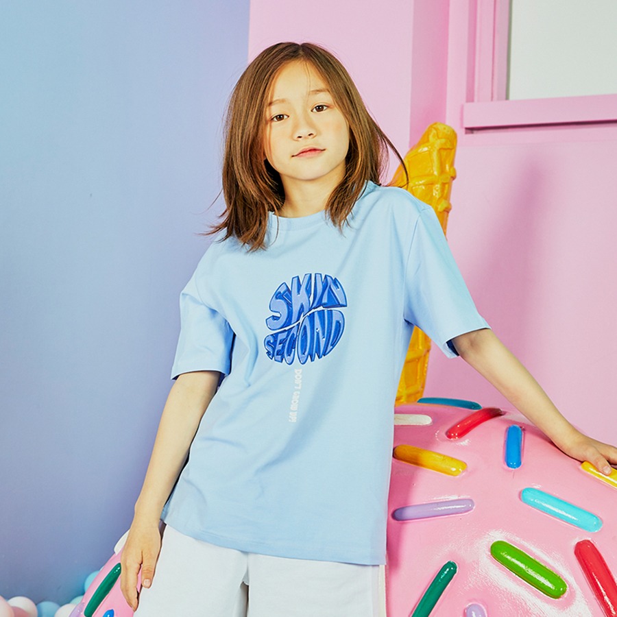 캐리마켓 -  [스킨세컨드] Lollipop 티셔츠 LIGHT BLUE