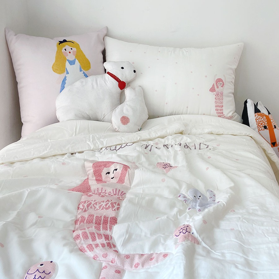 캐리마켓 -  [드로잉에이미] Mermaid summer bed comforter set