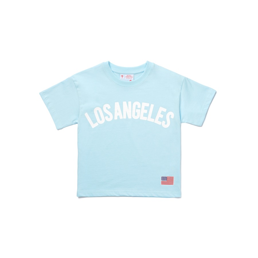 캐리마켓 -  [호텔세리토스] (키즈&amp;주니어) Kids Los Angeles T-Shirt [SkyBlue]