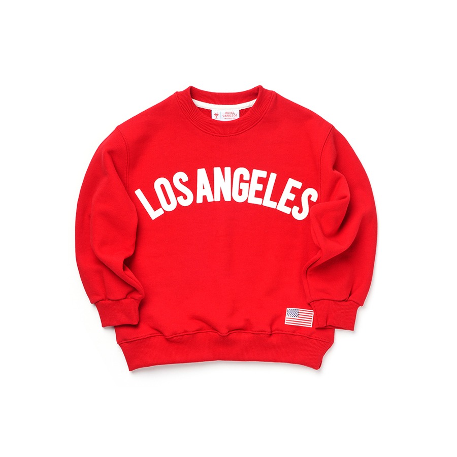 캐리마켓 -  [호텔세리토스] (키즈&amp;주니어) Kids Los Angeles Sweat-Shirt [Red]