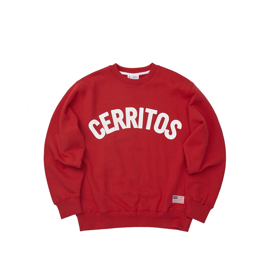 캐리마켓 -  [호텔세리토스] (성인) Cerritos Sweat-Shirt [Red-White]