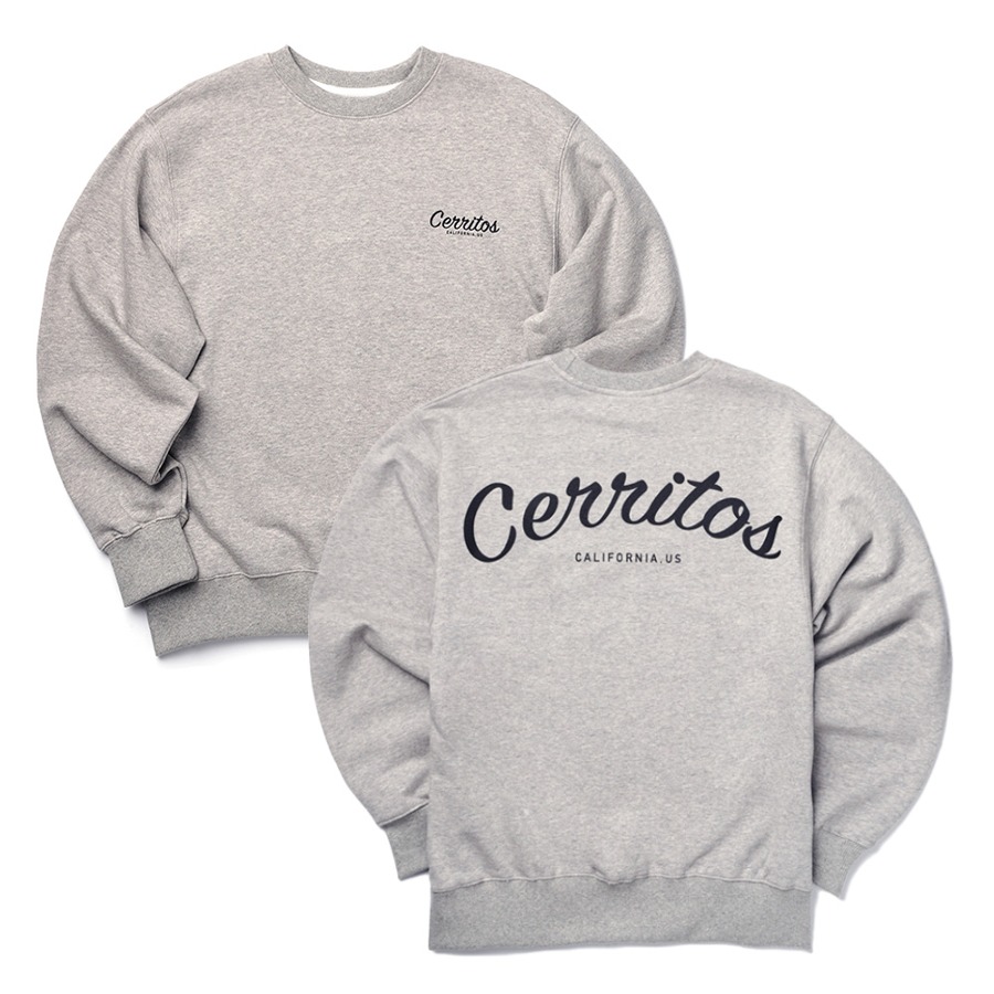 캐리마켓 -  [호텔세리토스] (성인) Cerritos Soft Sweat-shirt [Gray-Black]