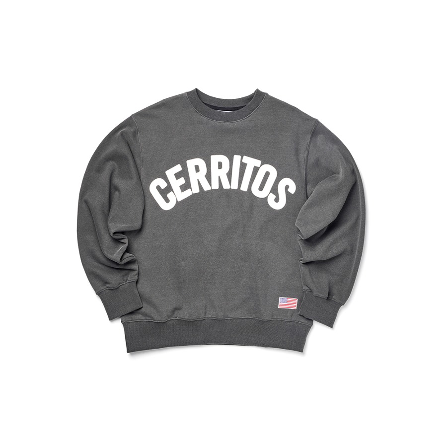 캐리마켓 -  [호텔세리토스] (성인) Cerritos Washing Sweat-shirt [Charcoal]