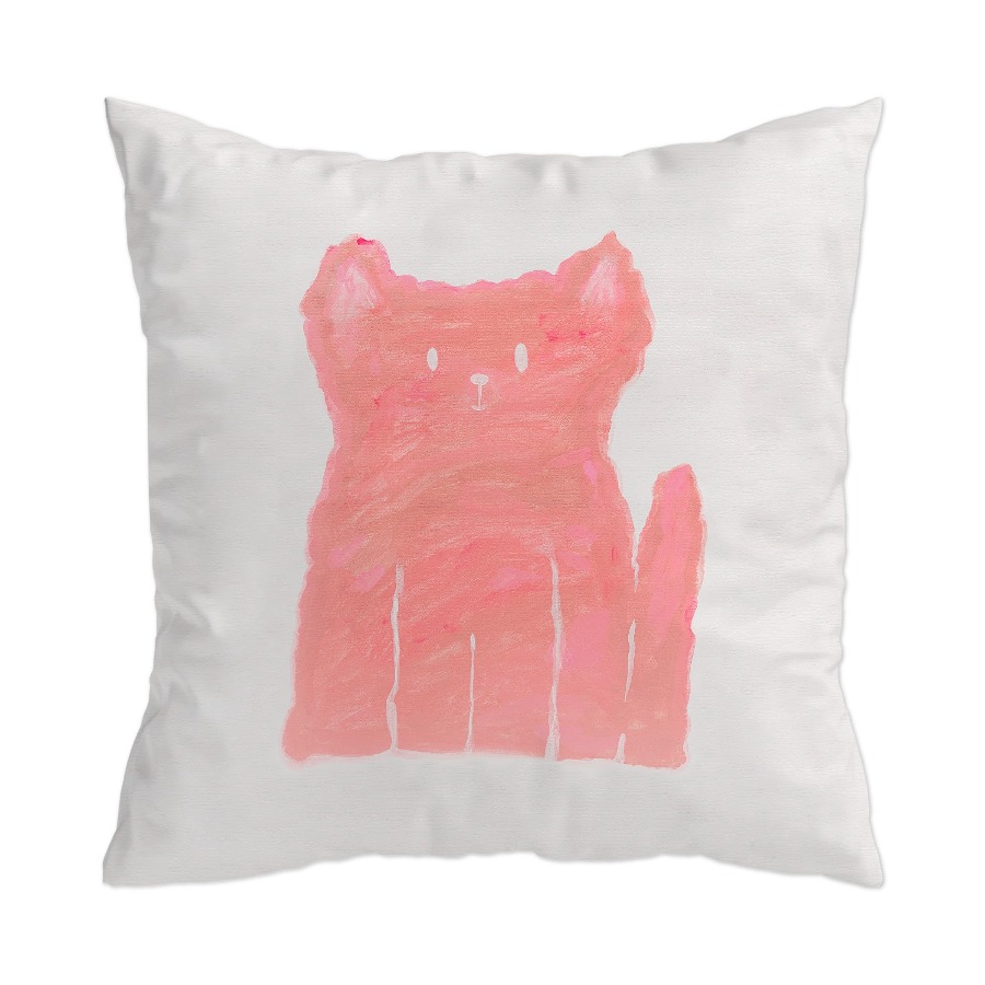 캐리마켓 -  [a.o.b] Sky dog , cloud cat pink cushion