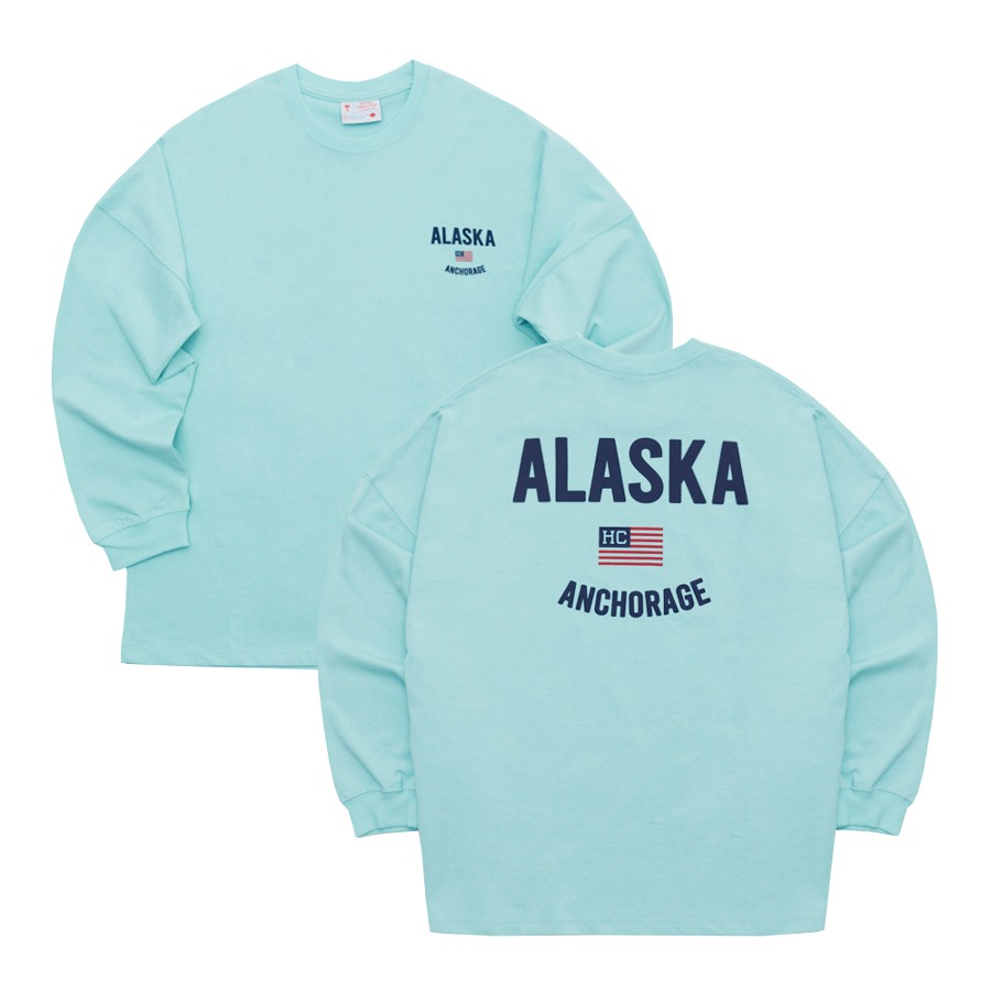 캐리마켓 -  [호텔세리토스] (성인) Alaska HC Long Sleeve T-Shirt [Mint]